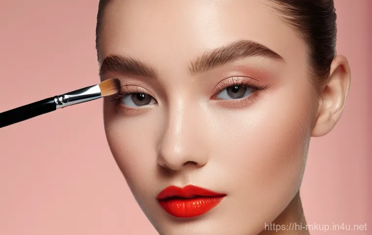 초보자를 위한 메이크업 브러쉬 세트 추천 - **A beautifully organized collection of diverse makeup brushes, meticulously clean and neatly arrang...