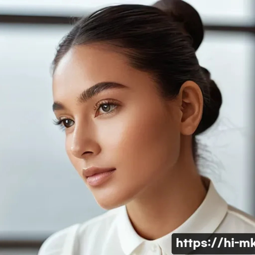 메이크업 픽서 지속력 테스트 - **"A radiant woman, aged 25-35, with a confident expression, showcasing perfectly set, long-lasting ...